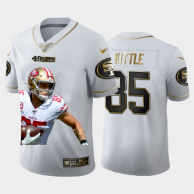 Cheap San Francisco 49ers #85 George Kittle Nike Team Hero 3 Vapor Limited NFL 100 Jersey White Golden