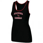 Wholesale Cheap Women's Nike Arizona Cardinals Heart & Soul Tri-Blend Racerback Stretch Tank Top Black