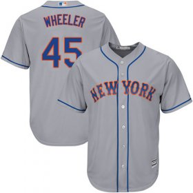 Wholesale Cheap Mets #45 Zack Wheeler Grey Cool Base Stitched Youth MLB Jersey