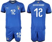 Wholesale Cheap Italy #12 Donna Rumma Home Soccer Country Jersey