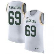 Wholesale Cheap Nike Packers #69 David Bakhtiari White Men's Stitched NFL Limited Rush Tank Top Jersey