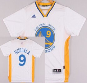 Wholesale Cheap Golden State Warriors #9 Andre Iguodala Revolution 30 Swingman 2014 New White Short-Sleeved Jersey