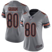 Wholesale Cheap Nike Bears #80 Jimmy Graham Silver Women's Stitched NFL Limited Inverted Legend Jersey