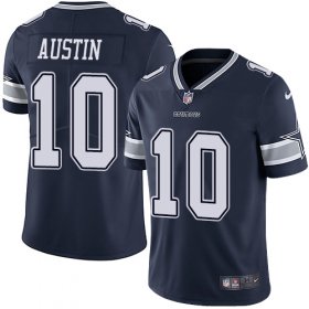Wholesale Cheap Nike Cowboys #10 Tavon Austin Navy Blue Team Color Men\'s Stitched NFL Vapor Untouchable Limited Jersey