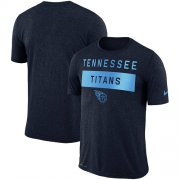 Wholesale Cheap Men's Tennessee Titans Nike Navy Sideline Legend Lift Performance T-Shirt