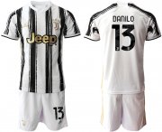 Wholesale Cheap Men 2020-2021 club Juventus home 13 white black Soccer Jerseys