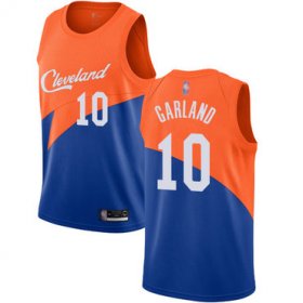 Wholesale Cheap Cavaliers #10 Darius Garland Blue Basketball Swingman City Edition 2018-19 Jersey