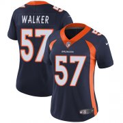 Wholesale Cheap Nike Broncos #57 Demarcus Walker Blue Alternate Women's Stitched NFL Vapor Untouchable Limited Jersey