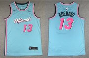 Wholesale Cheap Men's Miami Heat #13 Bam Adebayo Light Blue 2019 Nike Swingman Stitched NBA Jersey With The Sponsor Logo