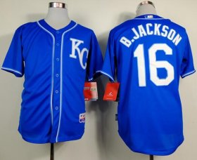Wholesale Cheap Royals #16 Bo Jackson Light Blue Alternate 2 Cool Base Stitched MLB Jersey