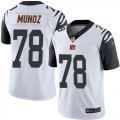 Wholesale Cheap Nike Bengals #78 Anthony Munoz White Men's Stitched NFL Limited Rush Jersey