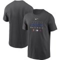 Wholesale Cheap Men's New York Mets Nike Charcoal Authentic Collection Team Performance T-Shirt