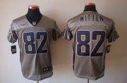 Wholesale Cheap Nike Cowboys #82 Jason Witten Grey Shadow Men's Stitched NFL Elite Jersey