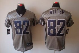 Wholesale Cheap Nike Cowboys #82 Jason Witten Grey Shadow Men\'s Stitched NFL Elite Jersey