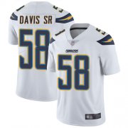 Wholesale Cheap Nike Chargers #58 Thomas Davis Sr White Men's Stitched NFL Vapor Untouchable Limited Jersey