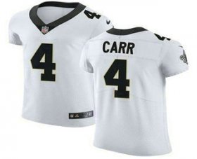 Cheap Men\'s New Orleans Saints #4 Derek Carr White Vapor Limited Stitched Jersey