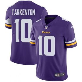 Wholesale Cheap Nike Vikings #10 Fran Tarkenton Purple Team Color Men\'s Stitched NFL Vapor Untouchable Limited Jersey