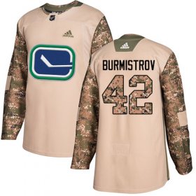 Wholesale Cheap Adidas Canucks #42 Alex Burmistrov Camo Authentic 2017 Veterans Day Stitched NHL Jersey