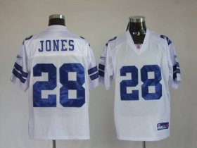 Wholesale Cheap Cowboys #28 Felix Jones White Stitched NFL Jersey