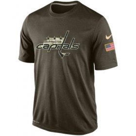 Wholesale Cheap Men\'s Washington Capitals Salute To Service Nike Dri-FIT T-Shirt
