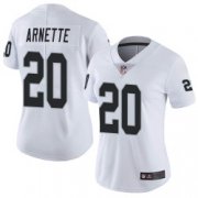 Wholesale Cheap Women's Las Vegas Raiders #20 Damon Arnette Limited White Vapor Untouchable Jersey