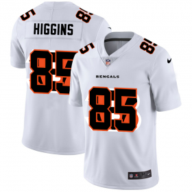 Wholesale Cheap Cincinnati Bengals #85 Tee Higgins White Men\'s Nike Team Logo Dual Overlap Limited NFL Jersey