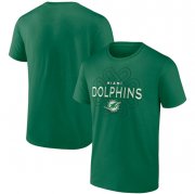 Wholesale Cheap Men's Miami Dolphins Kelly Green Celtic Knot T-Shirt