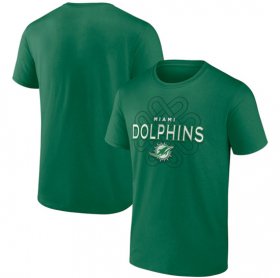 Wholesale Cheap Men\'s Miami Dolphins Kelly Green Celtic Knot T-Shirt