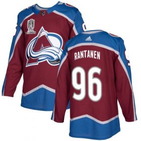 Wholesale Cheap Men\'s Colorado Avalanche #96 Mikko Rantanen 2022 Stanley Cup Champions Patch Stitched Jersey