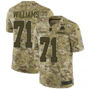 Wholesale Cheap Nike Redskins #71 Trent Williams Camo Youth Stitched NFL Limited 2018 Salute to Service Jersey