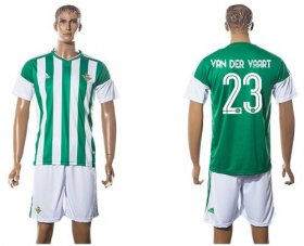 Wholesale Cheap Real Betis #23 Van Der Vaart Home Soccer Club Jersey