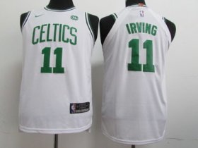 Cheap Nike Celtics #11 Kyrie Irving White Nike Stitched Youth NBA Jersey