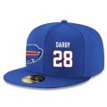 Wholesale Cheap Buffalo Bills #28 Ronald Darby Snapback Cap NFL Player Royal Blue with White Number Stitched Hat
