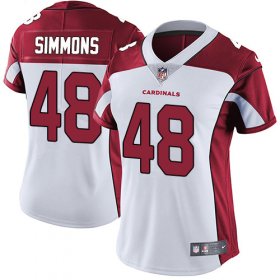 Wholesale Cheap Nike Cardinals #48 Isaiah Simmons White Women\'s Stitched NFL Vapor Untouchable Limited Jersey