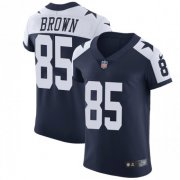 Wholesale Cheap Nike Cowboys #85 Noah Brown Navy Blue Thanksgiving Men's Stitched NFL Vapor Untouchable Throwback Elite Jersey