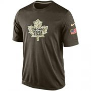 Wholesale Cheap Men's Toronto Maple Leafs Salute To Service Nike Dri-FIT T-Shirt
