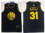 Wholesale Cheap Golden State Warriors #31 Festus Ezeli Black Precious Metals Fashion Stitched NBA Jersey