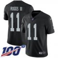 Wholesale Cheap Nike Raiders #11 Henry Ruggs III Black Team Color Men's Stitched NFL 100th Season Vapor Untouchable Limited Jersey