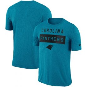 Wholesale Cheap Men\'s Carolina Panthers Nike Light Blue Sideline Legend Lift Performance T-Shirt