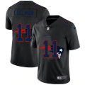 Wholesale Cheap New England Patriots #11 Julian Edelman Men's Nike Team Logo Dual Overlap Limited NFL Jersey Black