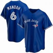 Wholesale Cheap Men's Toronto Blue Jays #6 Alek Manoah Blue Stitched MLB Cool Base Nike Jersey