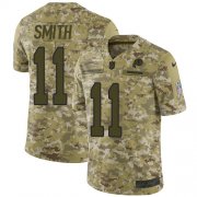 Wholesale Cheap Nike Redskins #11 Alex Smith Camo Men's Stitched NFL Limited 2018 Salute To Service Jersey