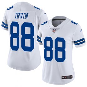 Wholesale Cheap Nike Cowboys #88 Michael Irvin White Women\'s Stitched NFL Vapor Untouchable Limited Jersey