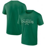 Wholesale Cheap Men's Los Angeles Chargers Kelly Green Celtic Knot T-Shirt