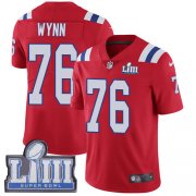 Wholesale Cheap Nike Patriots #76 Isaiah Wynn Red Alternate Super Bowl LIII Bound Men's Stitched NFL Vapor Untouchable Limited Jersey