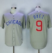 Wholesale Cheap Cubs #9 Javier Baez Grey New Cool Base Stitched MLB Jersey