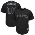 Wholesale Cheap Pittsburgh Pirates Majestic 2019 Players' Weekend Cool Base Roster Custom Jersey Black