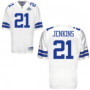 Wholesale Cheap Cowboys #21 Mike Jenkins White Team 50TH Anniversary Patch Stitched NFL Jersey