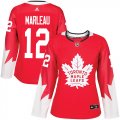 Wholesale Cheap Adidas Maple Leafs #12 Patrick Marleau Red Team Canada Authentic Women's Stitched NHL Jersey