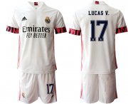 Wholesale Cheap Men 2020-2021 club Real Madrid home 17 white Soccer Jerseys1